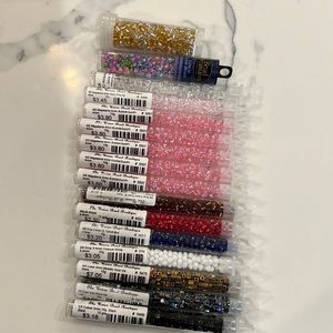 Various colors of 4mm, 3.4mm & 3mm glass beads